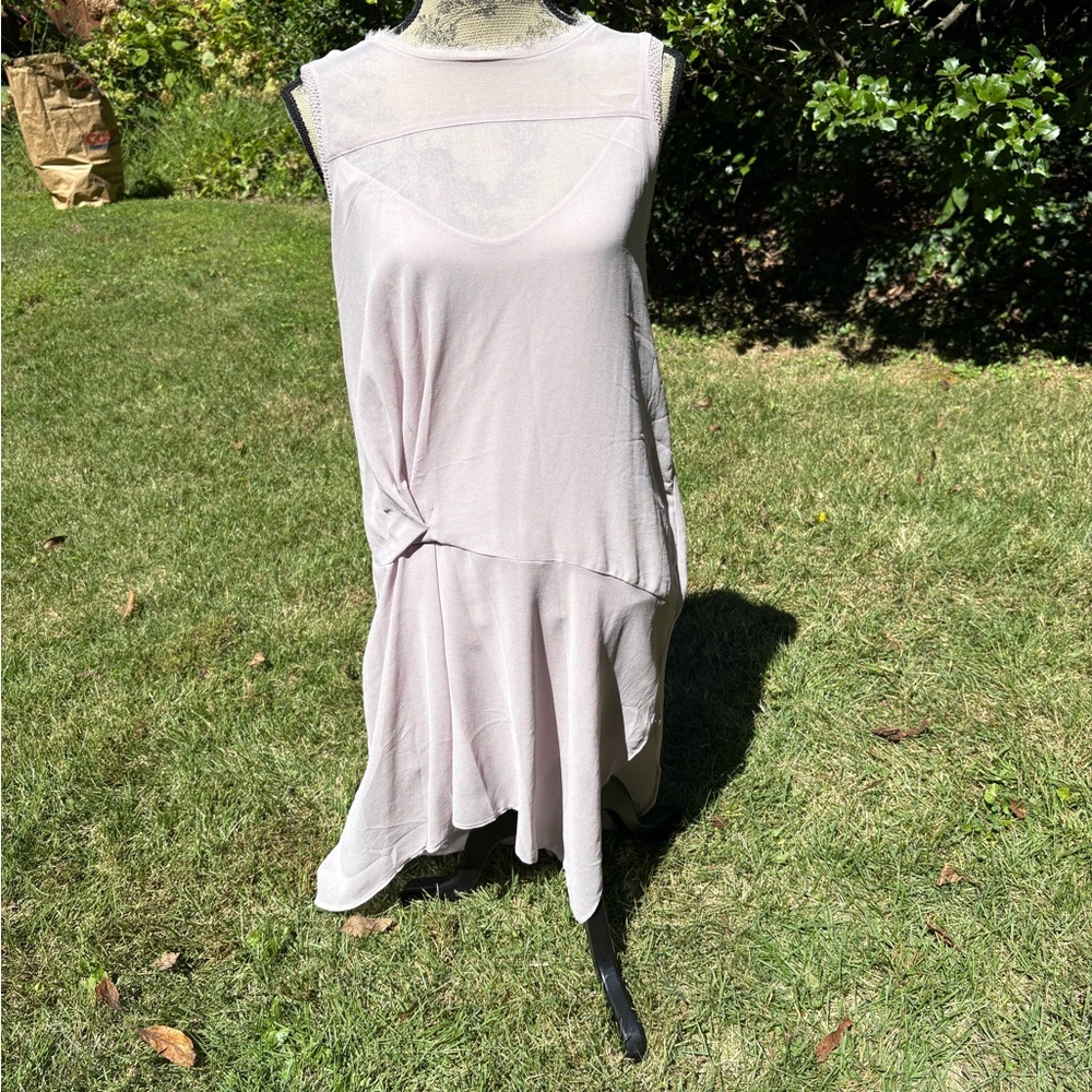 Zara Women's Maxi Dress in Pale Pink